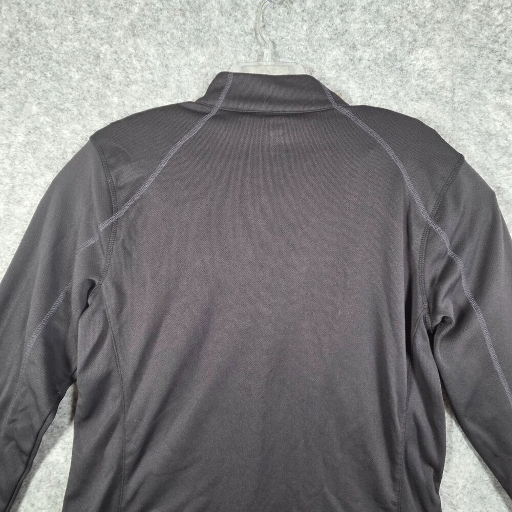 Spyder Men's 1/4 Zip Fleece Lined Long Sleeve Pullover  Black Size L Gorpcore - Picture 6 of 8